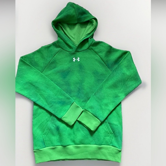 UNDER ARMOUR - BOYS RIVAL FLEECE PRINTED HD HOODIE Youth Large - Picture 2 of 9